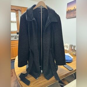 Jones New York Black Trench Coat